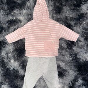 Pink and Gray Kids Matching Set